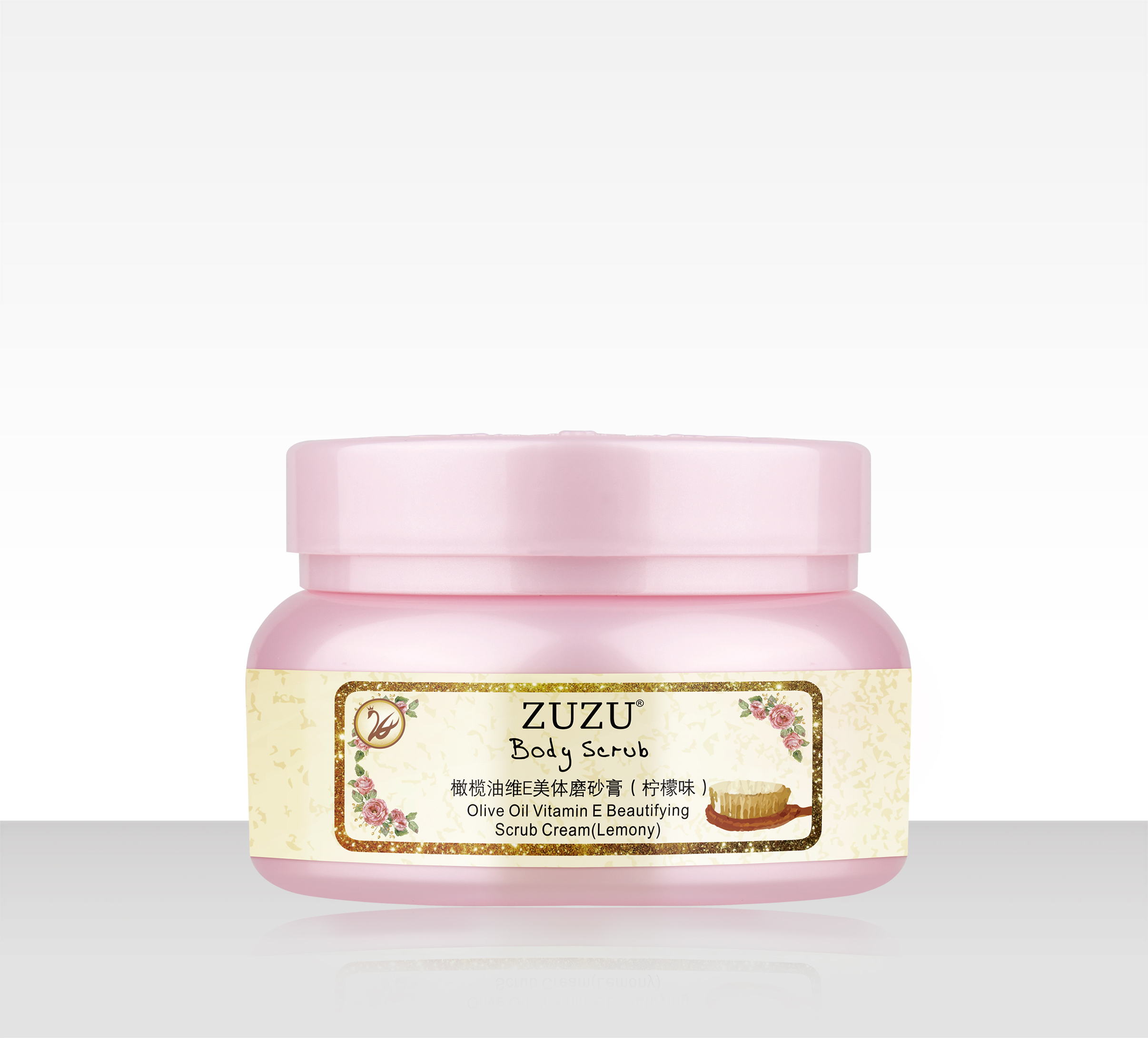 橄榄油维E美体磨砂膏具有帮助软化肌肤，清洁肌肤尘埃以及污垢、毛孔污垢以及老化角质，紧致肌肤等功效！